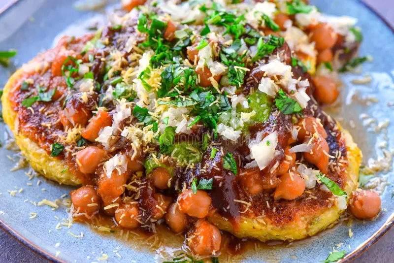 Aloo Tikki Chaat