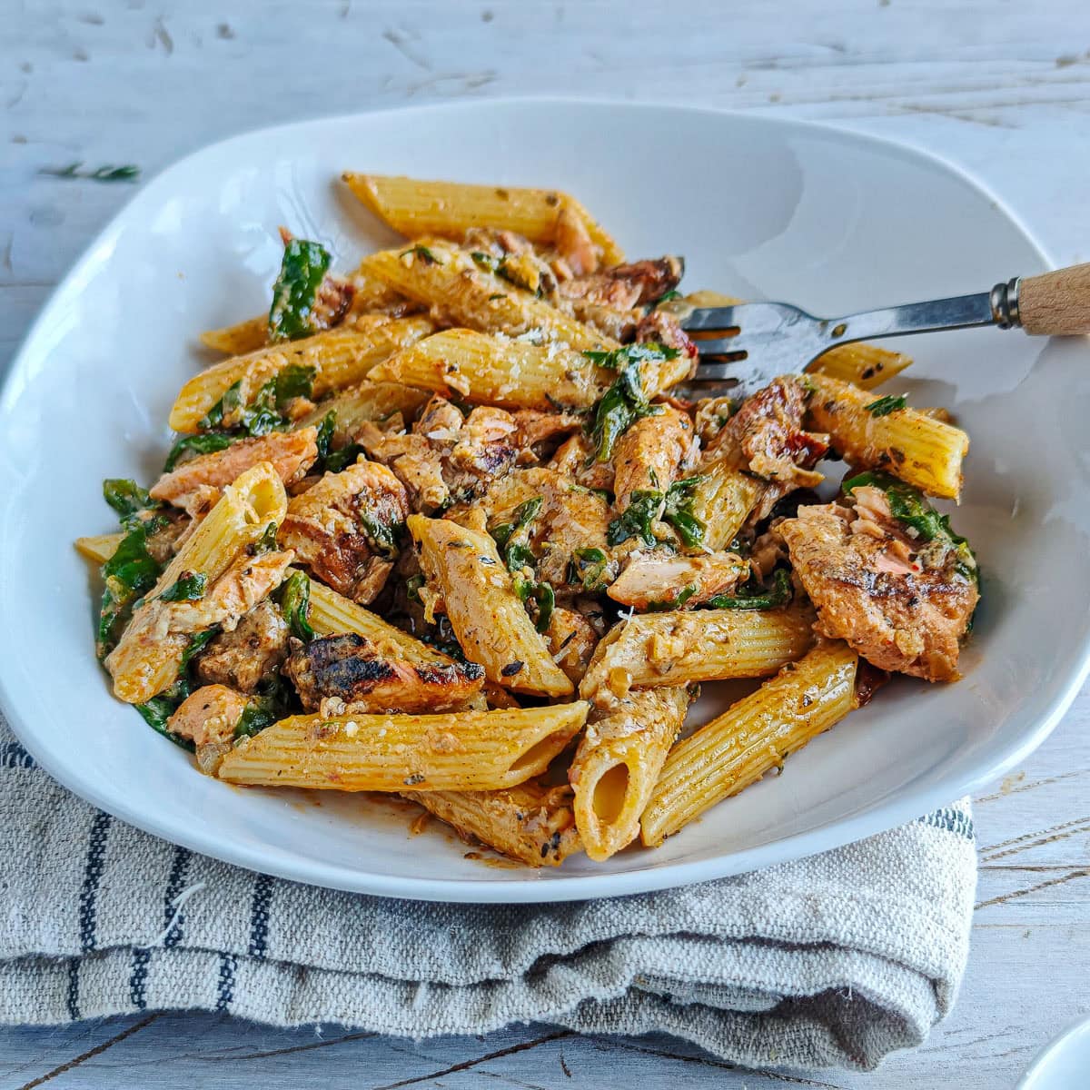Cajun Salmon Pasta
