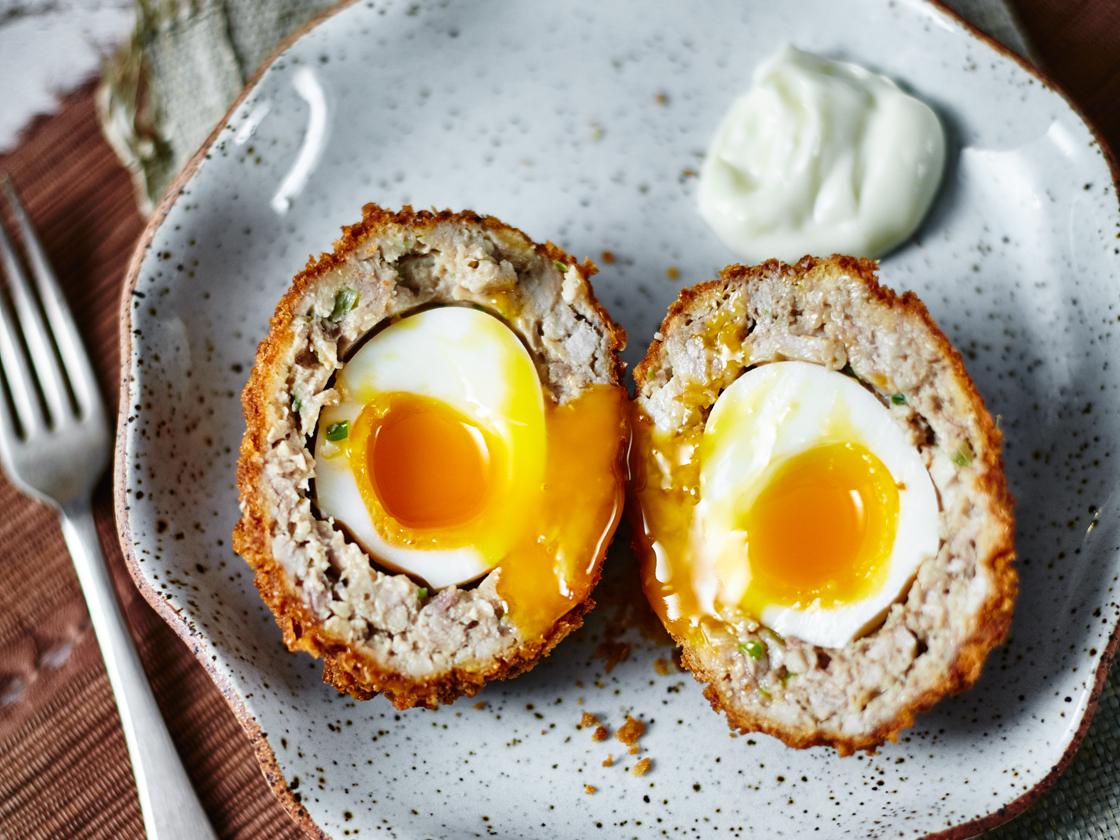 Chicken Tikka Scotch Eggs