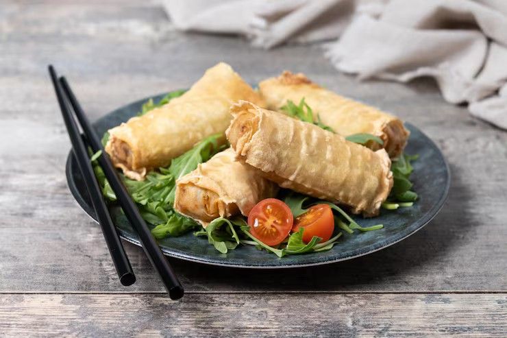 Crispy Shanghai Chicken Rolls