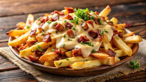 Loaded Cheese & Bacon Fries