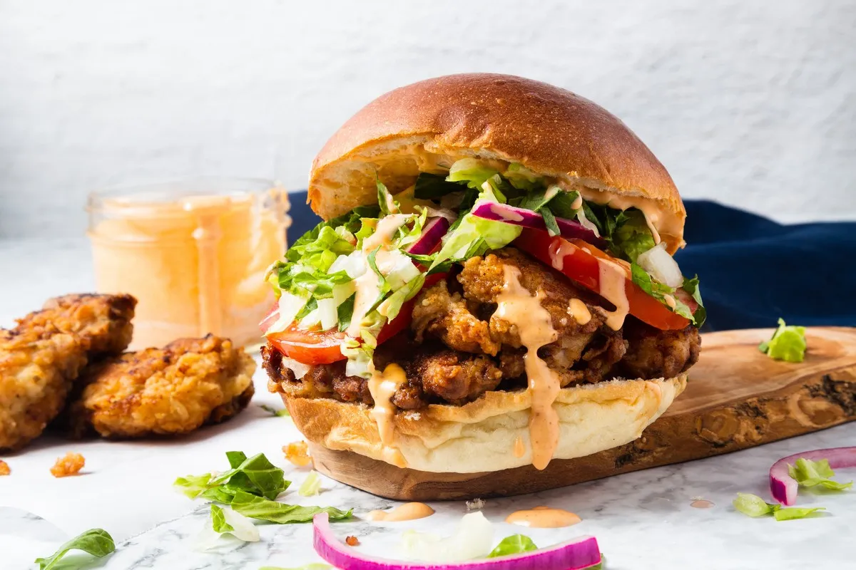 Spicy Buttermilk Chicken Burger