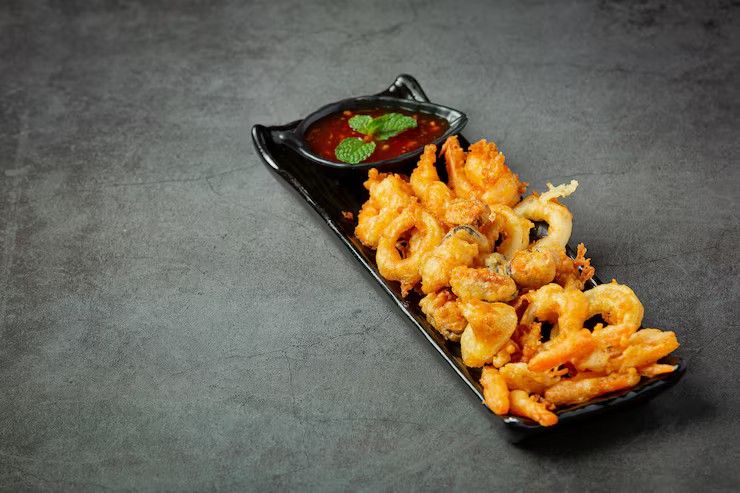 Spicy Calamari Bites